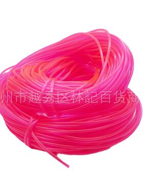 4毫年米彩色管塑料管软管心管手编软空童回CMI忆手工编织水晶胶线