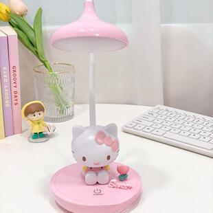 Hello台灯LED桌面keiti猫学习用品卧室宿舍床头哈喽kitty护眼灯