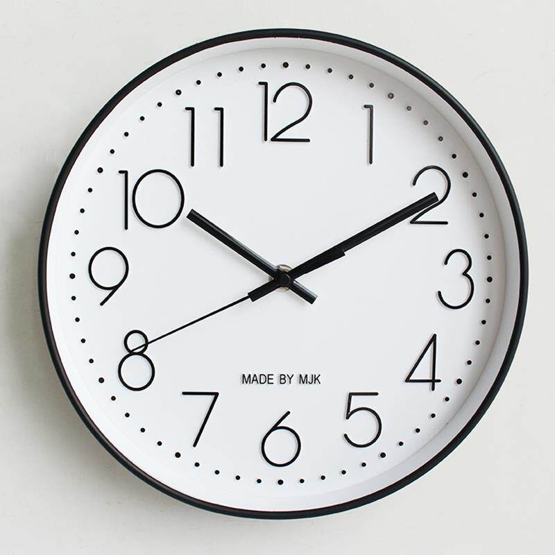 MJK简约现代钟表挂钟客厅2024新款家用时尚静音时钟挂墙轻奢创意