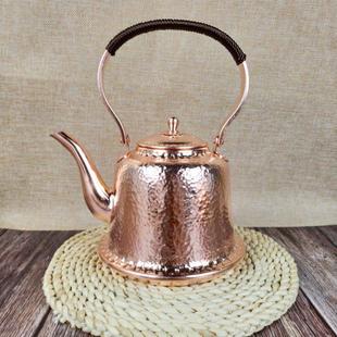铜壶 煮水烧水泡茶 养生壶功夫茶铜器 茶具纯手工铜壶茶壶 纯紫铜
