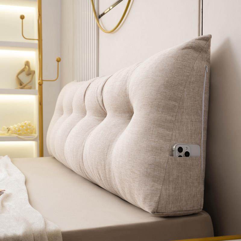 床头靠垫床上三角靠枕大靠背腰靠垫榻榻米软包宿舍卧室简约护腰垫,居家布艺,床头靠垫,淘宝优惠券,粉丝福利购,淘宝优惠卷
