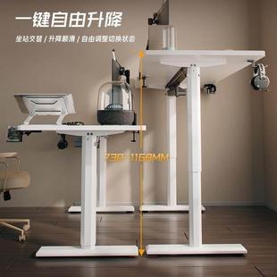 书房卧室 乘胜电脑桌双电机电动升降桌电竞桌办公桌书桌家用台式