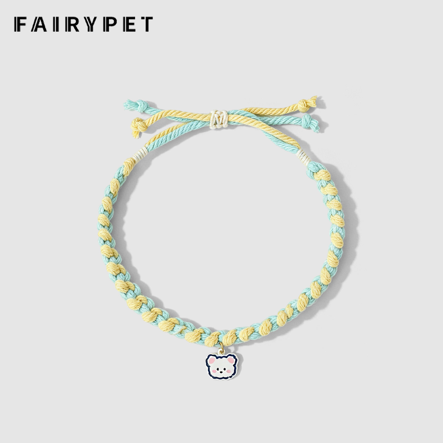 FAIRYPET宠物项链编织猫咪项圈围脖小型犬狗狗脖圈猫猫饰品挂坠