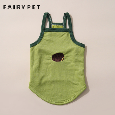 宠物狗狗衣服可爱卡通吊带背心春夏薄款猫咪小型犬比熊泰迪博美