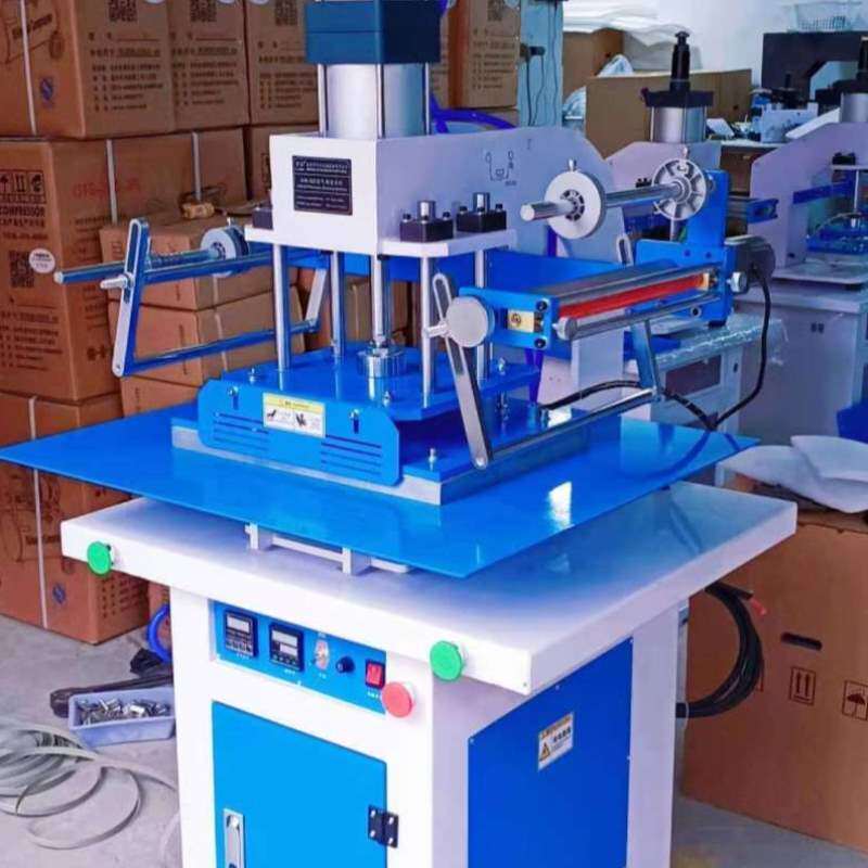 烫金机皮革压痕机烙印纸张收纸蛋糕盒自动精密大面积烫金logo气动