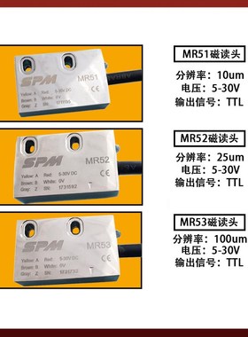 SPM磁栅尺读数头MR50/51/52/53读数头MR500C/501C/502C传感器plc