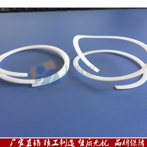 四氟挡圈 PTFE螺旋挡圈 铁氟龙挡圈 聚四氟乙烯双层挡圈四氟垫片