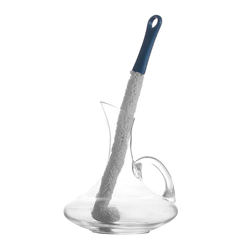 多功能洗醒酒器刷子玻璃杯刷子酒具酒瓶清洁刷子红酒杯刷子可弯曲