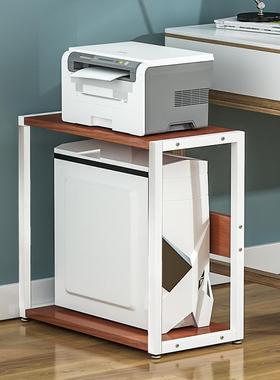 X&打多层电脑主30059机箱托架主置物家用台式办公机架两架层放印