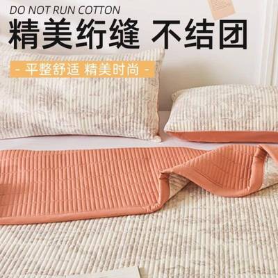 2025新款夏季床盖单件榻榻米专用夹棉床单床罩宿舍单人炕盖三件套