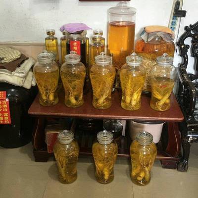泡酒专用玻璃瓶空酒酒瓶子密封用复古泡人参空瓶好酒RS-0200瓶看
