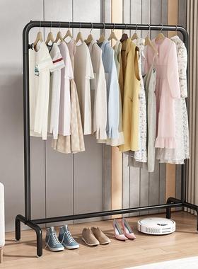 挂衣落阳地卧室内家用晾晒被子49378衣服架杆宿舍台简折叠架衣帽