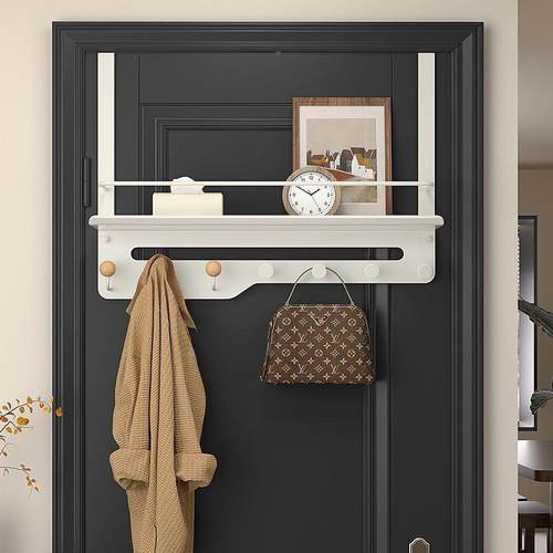 后挂上衣钩加长款33957玄关挂衣架门挂门钩物架免置打孔卧室装饰