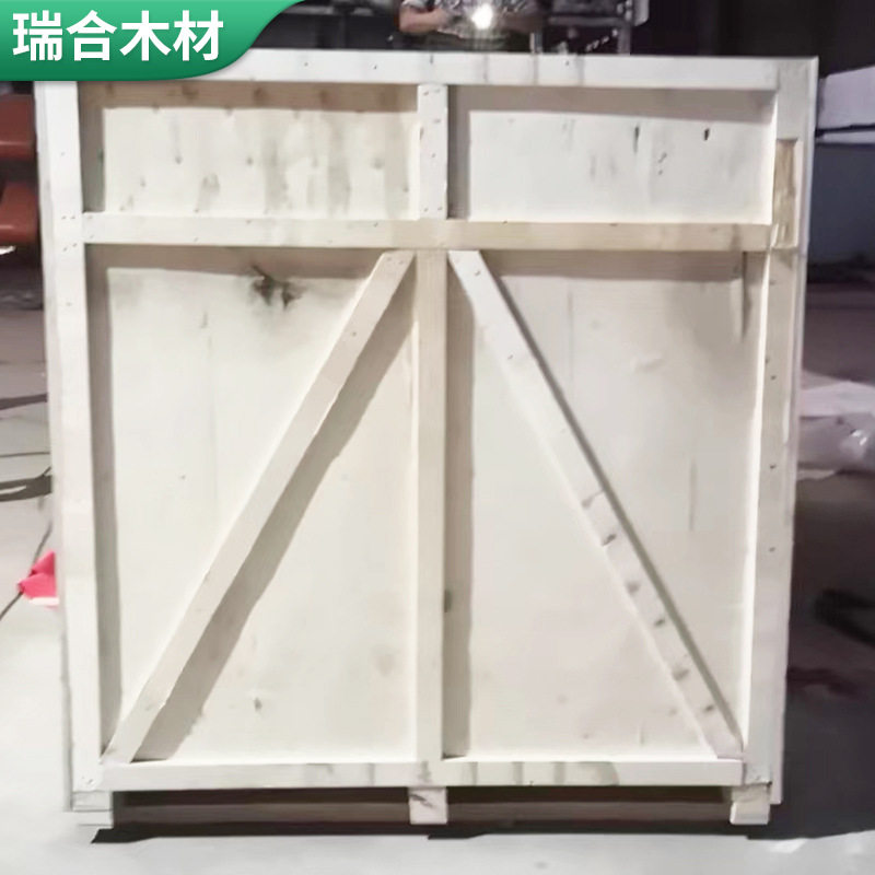 农业机械运输木箱钢带包边卡扣电子产品胶合板箱周转包装运输木箱