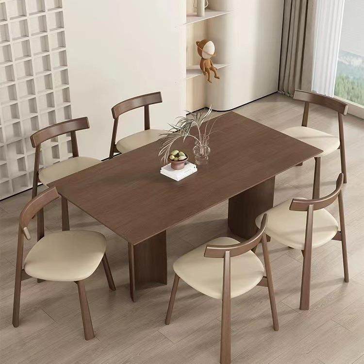 现代简约实木软包靠背风无桌扶手餐椅子欧美书桌梳台复中古风00妆