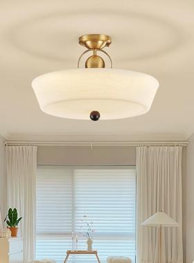 全法铜吸顶灯L3009ED中古风式油房225年0新款主奶卧现代简约智能