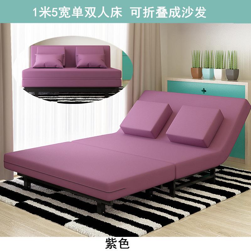 折叠发床单YM006N双沙人米5发办1公室沙午休午睡床简约布艺