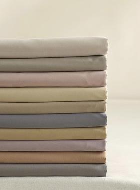 秋冬纯色100支长31486绒棉磨毛床单件加纯棉贡缎单被裸睡单柔软床