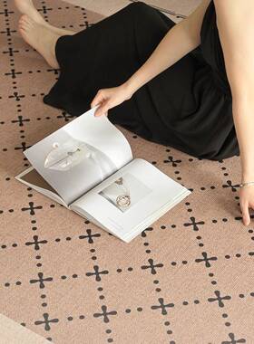 地毯客卧室2qr27120102新款中古风床打边房间免洗可5擦免理茶几沙