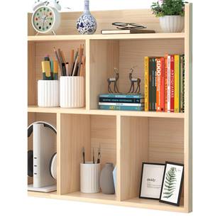 简RNT易生实木桌架上书架儿童松木小书架学收纳多层柜桌面飘窗置