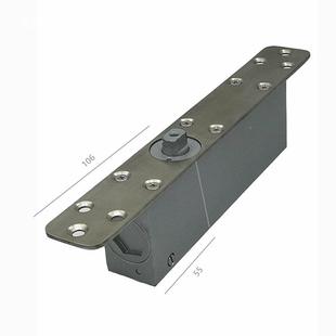 免开WFL槽偏轴门旋转门五金配件木铝0门框天地门铰地弹簧带9度定