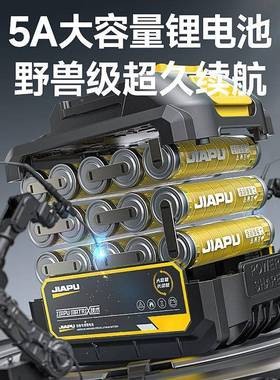 佳普电锯用小型手持锂电充锯电51725式伐木户锯外砍树锯柴电动家