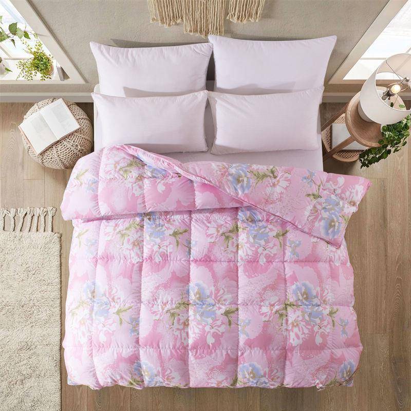 绒防被芯自充MOE绒羽绒被被壳半成品羽钻被套子高密内胆芯防羽毛