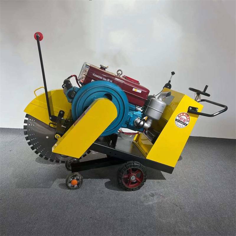 混凝土路面切割机 路面桥面切缝开沟 手推式马路切割机