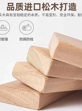 实木床现代17303简约1.51人.8米双床经济型出租房用1.2单m主卧米