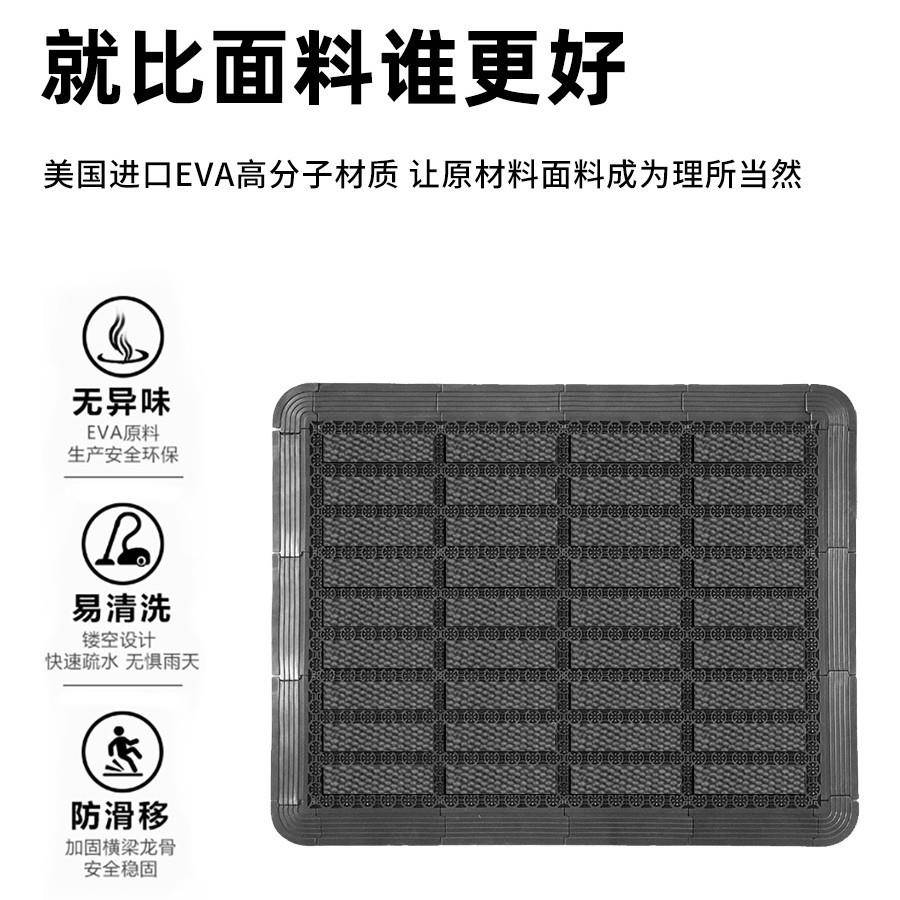 防水台阶脚垫门口迎楼梯QCN入户户外宾雨天毯室外防滑地垫商用地