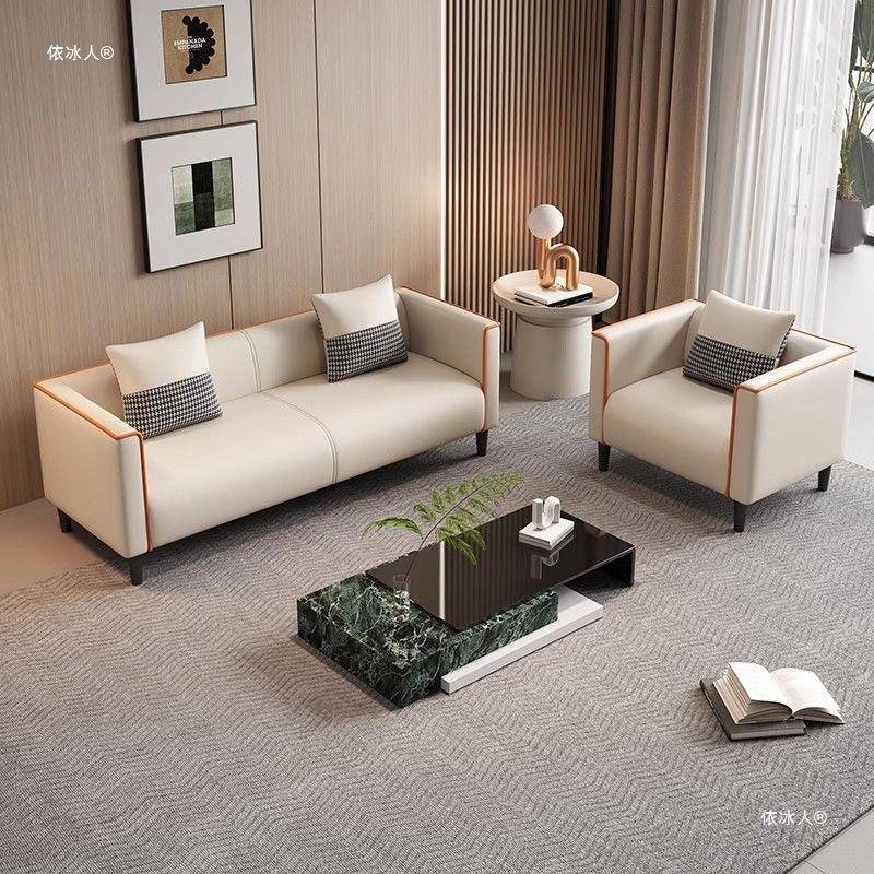 简约现代谈办室沙发商洽务会客休息区公酒店服装店小公寓接TCN待