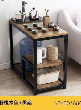边几边柜家发用客厅创沙柜意家具54420茶水可移动小茶几茶台侧边