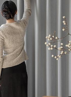 双面雪帘尼尔非凡27353大师卧窗遮帘全遮光2025新款客厅布室阳防