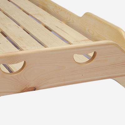 幼儿园午休床实小床儿童早午教木GJN制加重叠叠床午托厚木班专用