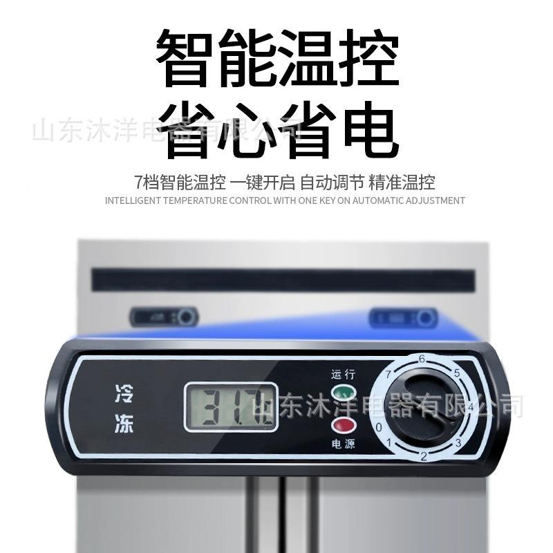 四门冰箱商用大容XME量冷藏冻双工温立四开门冰柜厨式房保鲜柜冷