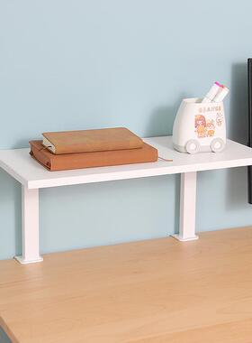 面悬浮物架打印机支桌OAN架书架实木电脑桌上收置纳架书桌悬空架