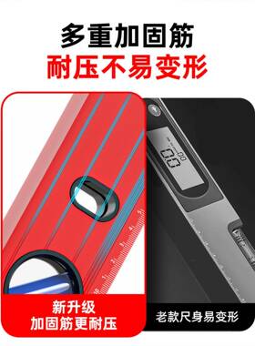 高精数度水尺数平显电尺子强磁平水标尺水平仪新GPQ型字平衡尺坡