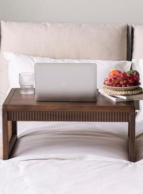 无意实木飘茶窗小子榻榻米茶几桌阳小63030桌黑胡桃木炕几坐地矮