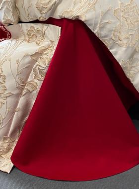 高档结婚房四件套大色床单被套纯棉备喜被婚庆床红上11079/11用品