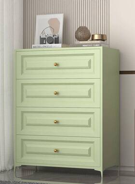 家用柜钢制五斗柜卧室收纳床头52345柜家居收客沙厅发边铁艺储物