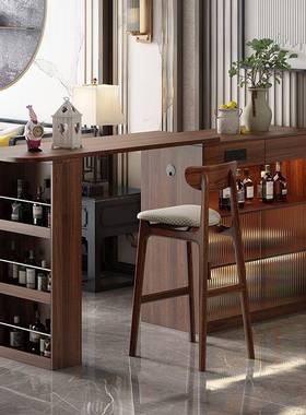 木实吧台隔断柜客厅家用沙发边柜柜户型伸缩玄关储物一体92234餐