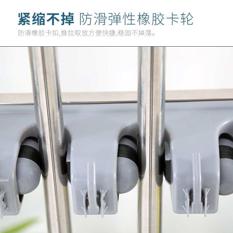 落VTA地式不锈移动拖把架钢布沥水收纳置墩物清洁卫生扫间挂钩把