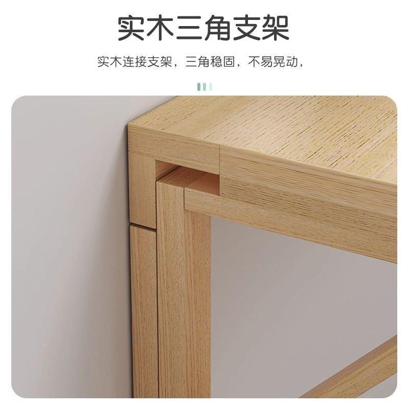 实木墙上折叠挂桌靠壁电脑桌书桌小户型挂墙壁式餐桌卧室MPM墙床