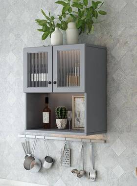 厨柜墙房吊柜挂式书架墙壁柜顶卫生物间收68299纳柜墙上置物架阳