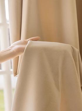 现简约时尚代奢华客色厅卧室卧室字纹绒布单遮阳成品窗QIS人帘米