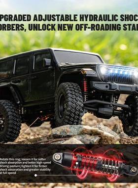 境仿真四牧马人震R跨C遥C8801Pro避控车驱攀爬车越野车男孩电动玩