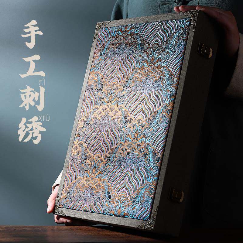 文房宝精品笔套装初学入门进阶笔墨纸四砚高HBJ者档专业毛级砚台