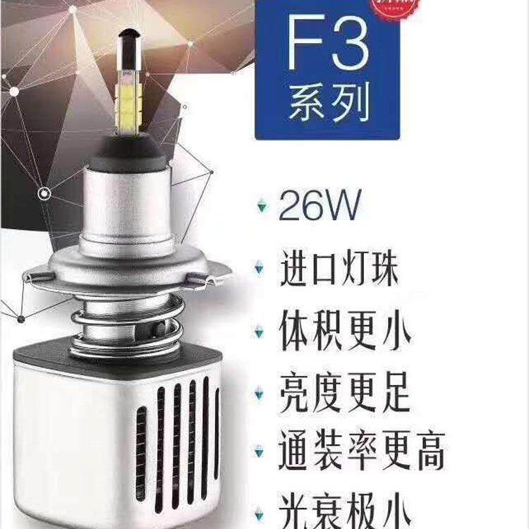 锐盈LED汽车大灯聚F2F31Y1四面发光SEN9005H1H4H7H1H03光远近光91