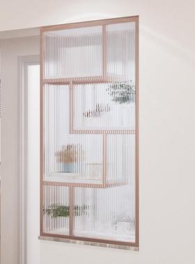 玻璃屏风间隔断装饰洗手玻璃玄关半洗墙手台隔FTE断餐茶厅