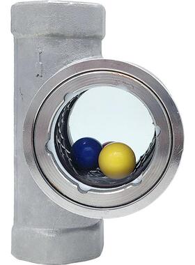 30内4不锈钢螺纹浮球视镜S-FQ98811-0偏心式水流G指示器油1流观察